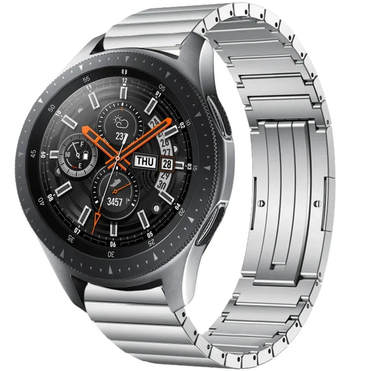 Einteiliges Uhrenarmband aus Titanlegierung, passend für Samsung Galaxy Watch 3 (45 mm), Samsung Gear S3 Classic, Samsung Gear S3 Frontier, Samsung Galaxy Watch (46 mm) und Samsung Galaxy Watch (42 mm).