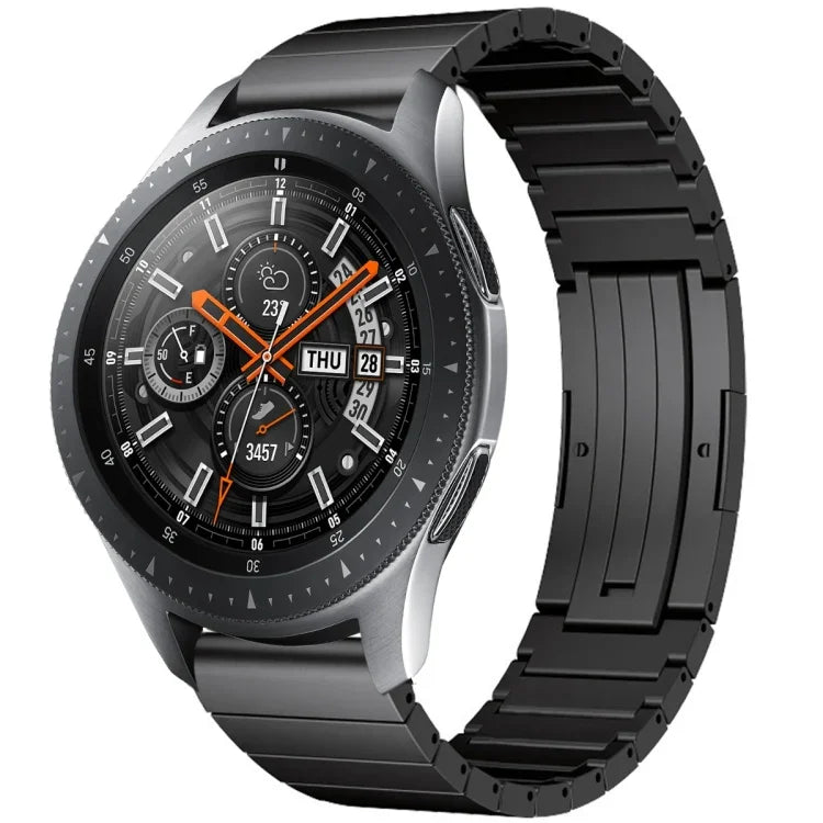 Einteiliges Uhrenarmband aus Titanlegierung, passend für Samsung Galaxy Watch 3 (45 mm), Samsung Gear S3 Classic, Samsung Gear S3 Frontier, Samsung Galaxy Watch (46 mm) und Samsung Galaxy Watch (42 mm).