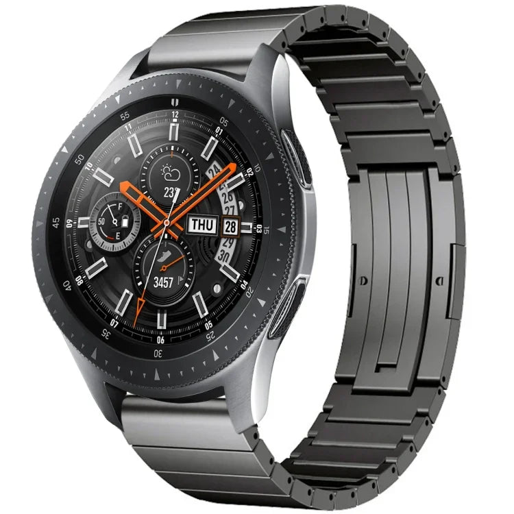 Einteiliges Uhrenarmband aus Titanlegierung, passend für Samsung Galaxy Watch 3 (45 mm), Samsung Gear S3 Classic, Samsung Gear S3 Frontier, Samsung Galaxy Watch (46 mm) und Samsung Galaxy Watch (42 mm).