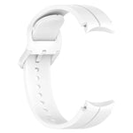Grooved Color Buckle Silicone Watch Band, For Samsung Galaxy Watch 6 / 6 Classic