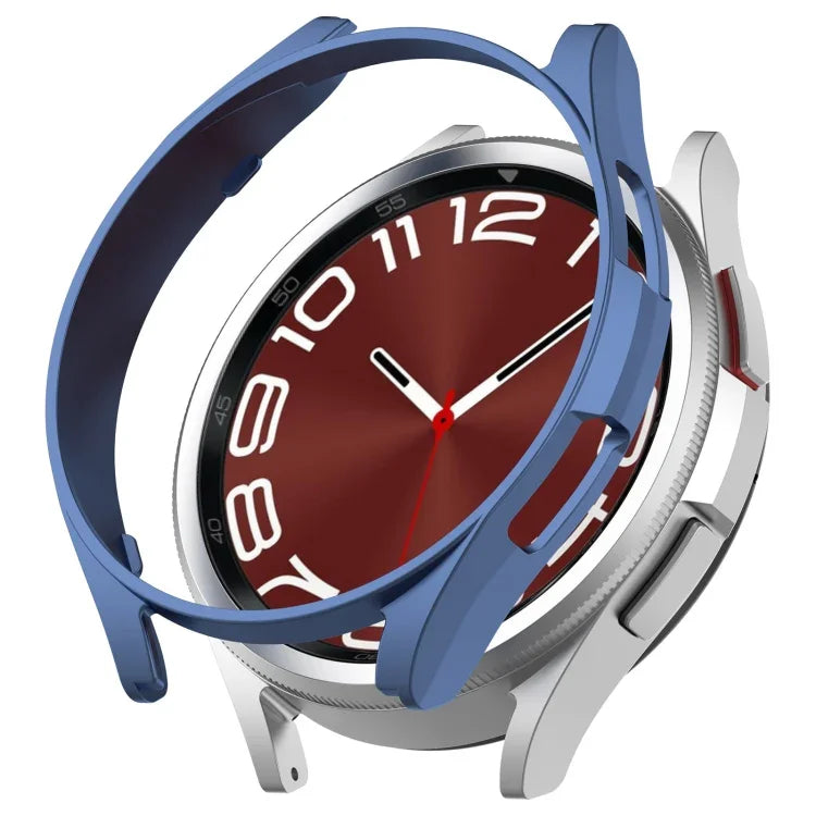 Halbseitige, hohle Schutzhülle aus Polycarbonat für Samsung Galaxy Watch 6 Classic (47 mm), Samsung Galaxy Watch 6 (44 mm), Samsung Galaxy Watch 6 (40 mm) und Samsung Galaxy Watch 6 Classic (43 mm).