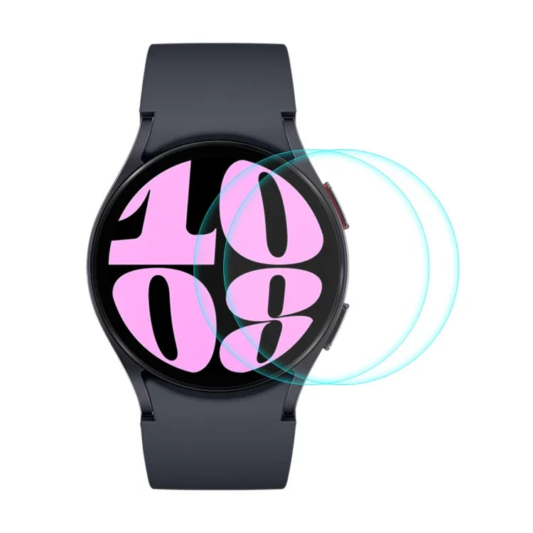 2 Stück ENKAY 0,2 mm 9H Displayschutzfolie aus gehärtetem Glas für Samsung Galaxy Watch Ultra 47mm / Ultra 2025, für Samsung Galaxy Watch8 44mm, für Samsung Galaxy Watch8 40mm, für Samsung Galaxy Watch6 Classic / Ultra 47mm