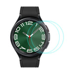 2 Stück ENKAY 0,2 mm 9H Displayschutzfolie aus gehärtetem Glas für Samsung Galaxy Watch Ultra 47mm / Ultra 2025, für Samsung Galaxy Watch8 44mm, für Samsung Galaxy Watch8 40mm, für Samsung Galaxy Watch6 Classic / Ultra 47mm