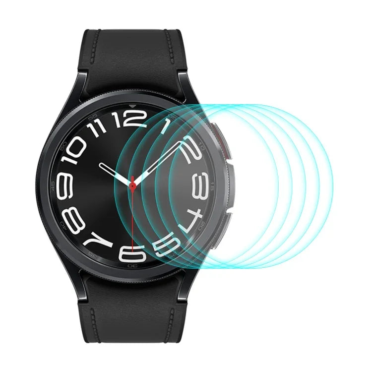 5 Stück ENKAY 0,2 mm 9H Displayschutzfolie aus gehärtetem Glas für Samsung Galaxy Watch Ultra 47 mm / Ultra 2025, Samsung Galaxy Watch8 44 mm, Samsung Galaxy Watch8 40 mm, Samsung Galaxy Watch6 Classic / Ultra 47 mm ...