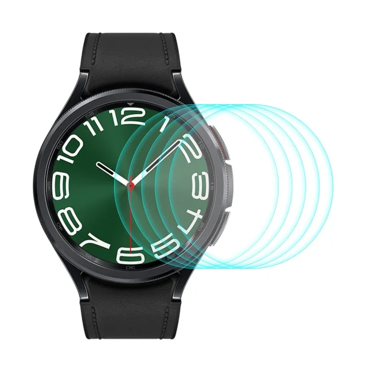 5 Stück ENKAY 0,2 mm 9H Displayschutzfolie aus gehärtetem Glas für Samsung Galaxy Watch Ultra 47 mm / Ultra 2025, Samsung Galaxy Watch8 44 mm, Samsung Galaxy Watch8 40 mm, Samsung Galaxy Watch6 Classic / Ultra 47 mm ...