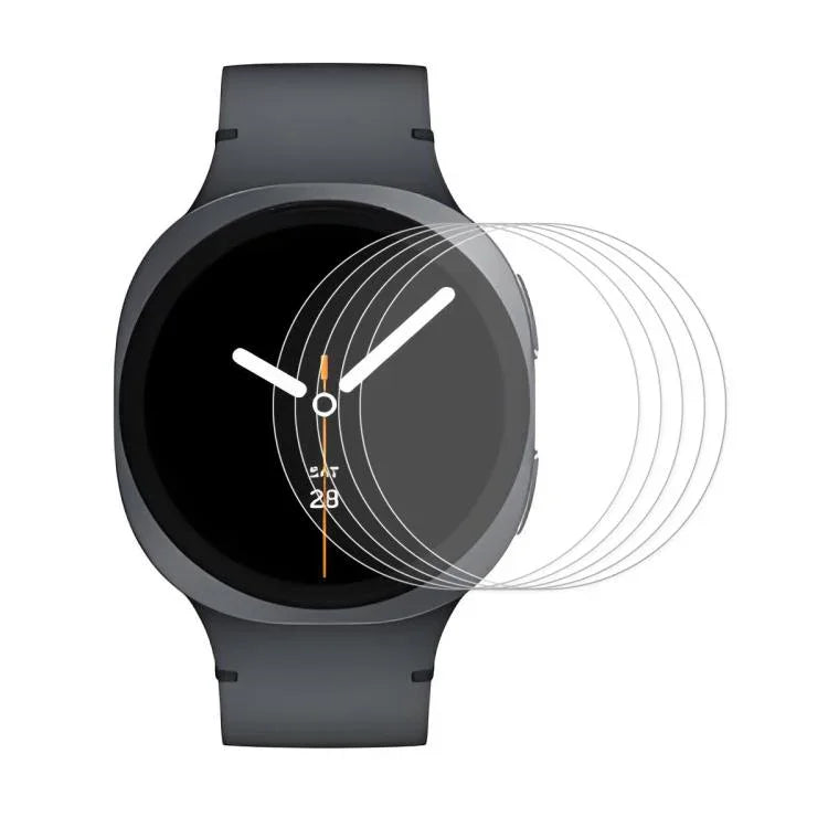 5 Stück ENKAY 0,2 mm 9H Displayschutzfolie aus gehärtetem Glas für Samsung Galaxy Watch Ultra 47 mm / Ultra 2025, Samsung Galaxy Watch8 44 mm, Samsung Galaxy Watch8 40 mm, Samsung Galaxy Watch6 Classic / Ultra 47 mm ...
