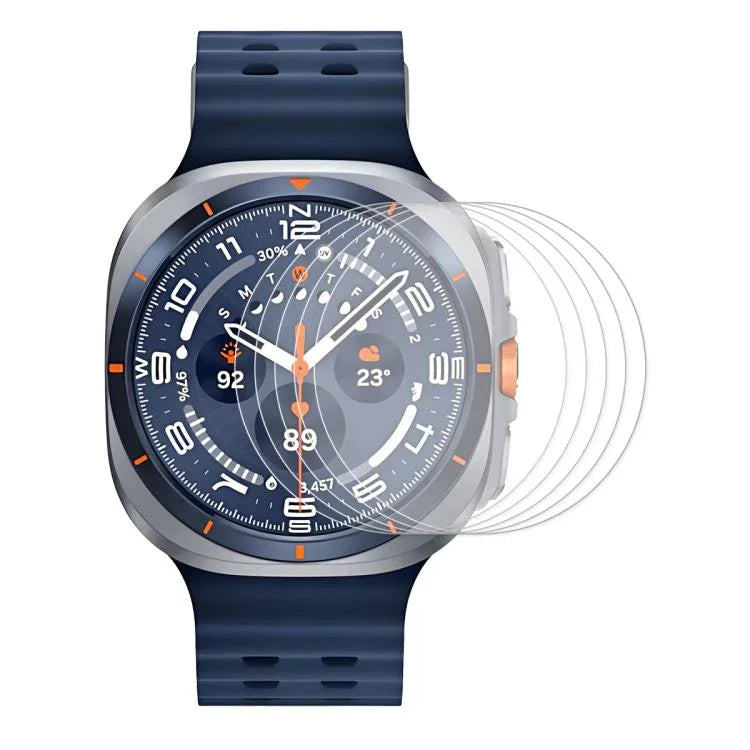5 Stück ENKAY 0,2 mm 9H Displayschutzfolie aus gehärtetem Glas für Samsung Galaxy Watch Ultra 47 mm / Ultra 2025, Samsung Galaxy Watch8 44 mm, Samsung Galaxy Watch8 40 mm, Samsung Galaxy Watch6 Classic / Ultra 47 mm ...