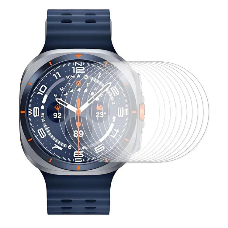 10 Stück ENKAY 0,2 mm 9H Displayschutzfolie aus gehärtetem Glas für Samsung Galaxy Watch Ultra 47 mm / Ultra 2025, Samsung Galaxy Watch8 44 mm, Samsung Galaxy Watch8 40 mm, Samsung Galaxy Watch6 Classic / Ultra 47 mm ...
