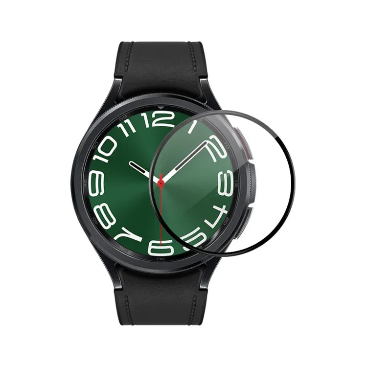 ENKAY 3D Vollflächige, weiche PC-Kanten-PMMA-HD-Displayschutzfolie, für Samsung Galaxy Watch Ultra 47 mm / Ultra 2025, für Samsung Galaxy Watch8 Classic 46 mm, für Samsung Galaxy Watch8 44 mm, für Samsung Galaxy Watch8 40 mm ...