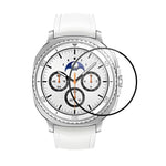 ENKAY 3D Vollflächige, weiche PC-Kanten-PMMA-HD-Displayschutzfolie, für Samsung Galaxy Watch Ultra 47 mm / Ultra 2025, für Samsung Galaxy Watch8 Classic 46 mm, für Samsung Galaxy Watch8 44 mm, für Samsung Galaxy Watch8 40 mm ...