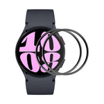 2 Stück ENKAY 3D Vollflächige, weiche PC-Kanten-PMMA-HD-Displayschutzfolie, für Samsung Galaxy Watch Ultra 47 mm / Ultra 2025, für Samsung Galaxy Watch8 Classic 46 mm, für Samsung Galaxy Watch8 44 mm, für Samsung Galaxy Watch8 40 mm ...