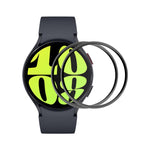 2 Stück ENKAY 3D Vollflächige, weiche PC-Kanten-PMMA-HD-Displayschutzfolie, für Samsung Galaxy Watch Ultra 47 mm / Ultra 2025, für Samsung Galaxy Watch8 Classic 46 mm, für Samsung Galaxy Watch8 44 mm, für Samsung Galaxy Watch8 40 mm ...