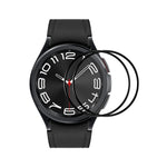2 Stück ENKAY 3D Vollflächige, weiche PC-Kanten-PMMA-HD-Displayschutzfolie, für Samsung Galaxy Watch Ultra 47 mm / Ultra 2025, für Samsung Galaxy Watch8 Classic 46 mm, für Samsung Galaxy Watch8 44 mm, für Samsung Galaxy Watch8 40 mm ...