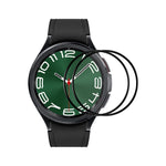 2 Stück ENKAY 3D Vollflächige, weiche PC-Kanten-PMMA-HD-Displayschutzfolie, für Samsung Galaxy Watch Ultra 47 mm / Ultra 2025, für Samsung Galaxy Watch8 Classic 46 mm, für Samsung Galaxy Watch8 44 mm, für Samsung Galaxy Watch8 40 mm ...