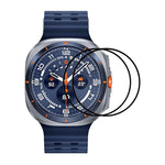 2 Stück ENKAY 3D Vollflächige, weiche PC-Kanten-PMMA-HD-Displayschutzfolie, für Samsung Galaxy Watch Ultra 47 mm / Ultra 2025, für Samsung Galaxy Watch8 Classic 46 mm, für Samsung Galaxy Watch8 44 mm, für Samsung Galaxy Watch8 40 mm ...