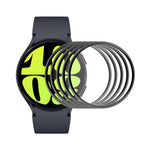 5 Stück ENKAY 3D Vollflächige, weiche PC-Kanten-PMMA-HD-Displayschutzfolie, für Samsung Galaxy Watch Ultra 47 mm / Ultra 2025, für Samsung Galaxy Watch8 Classic 46 mm, für Samsung Galaxy Watch8 44 mm, für Samsung Galaxy Watch8 40 mm ...