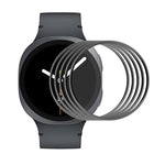 5 Stück ENKAY 3D Vollflächige, weiche PC-Kanten-PMMA-HD-Displayschutzfolie, für Samsung Galaxy Watch Ultra 47 mm / Ultra 2025, für Samsung Galaxy Watch8 Classic 46 mm, für Samsung Galaxy Watch8 44 mm, für Samsung Galaxy Watch8 40 mm ...