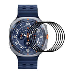 5 Stück ENKAY 3D Vollflächige, weiche PC-Kanten-PMMA-HD-Displayschutzfolie, für Samsung Galaxy Watch Ultra 47 mm / Ultra 2025, für Samsung Galaxy Watch8 Classic 46 mm, für Samsung Galaxy Watch8 44 mm, für Samsung Galaxy Watch8 40 mm ...