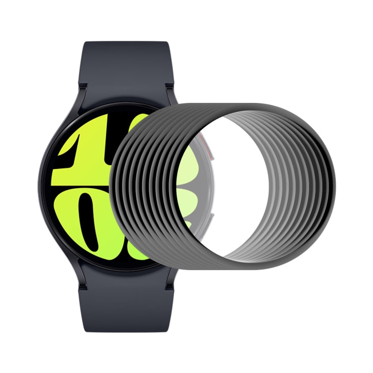 10 Stück ENKAY 3D Vollflächige, weiche PC-Kanten-PMMA-HD-Displayschutzfolie, für Samsung Galaxy Watch Ultra 47 mm / Ultra 2025, für Samsung Galaxy Watch8 Classic 46 mm, für Samsung Galaxy Watch8 44 mm, für Samsung Galaxy Watch8 40 mm ...