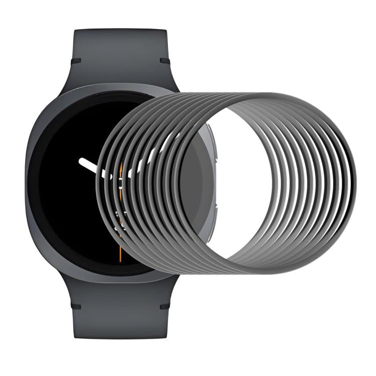 10 Stück ENKAY 3D Vollflächige, weiche PC-Kanten-PMMA-HD-Displayschutzfolie, für Samsung Galaxy Watch Ultra 47 mm / Ultra 2025, für Samsung Galaxy Watch8 Classic 46 mm, für Samsung Galaxy Watch8 44 mm, für Samsung Galaxy Watch8 40 mm ...