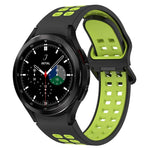 Zweifarbiges, atmungsaktives Silikon-Uhrenarmband, für Samsung Galaxy Watch 4 Classic 42 mm