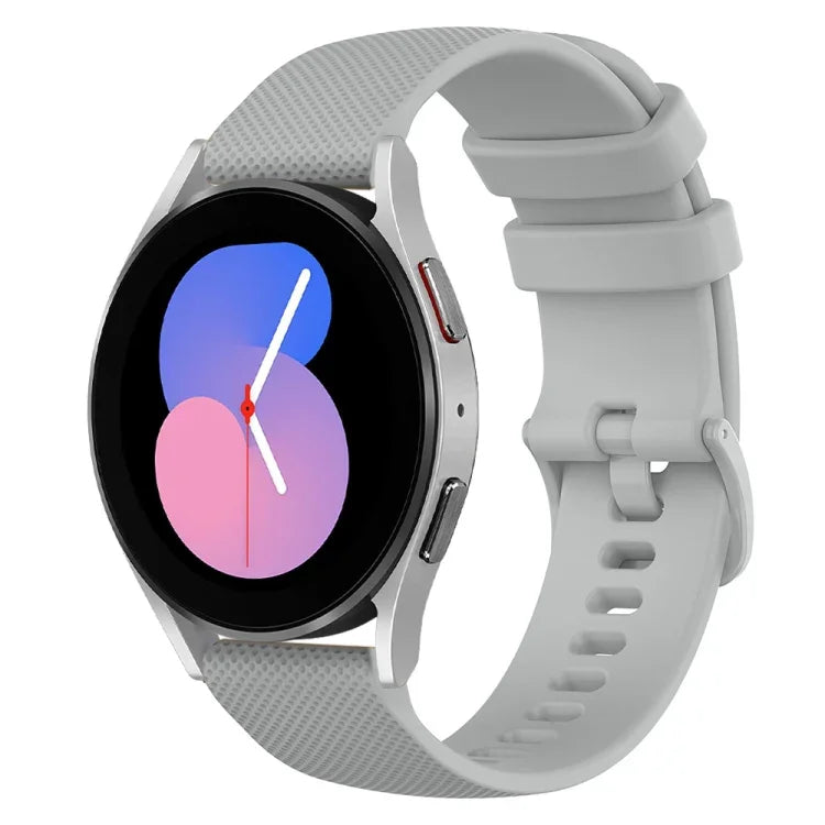 20 mm kariertes Silikon-Uhrenarmband, für Samsung Galaxy Watch 5 40 mm