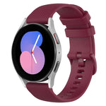 20 mm kariertes Silikon-Uhrenarmband, für Samsung Galaxy Watch 5 40 mm