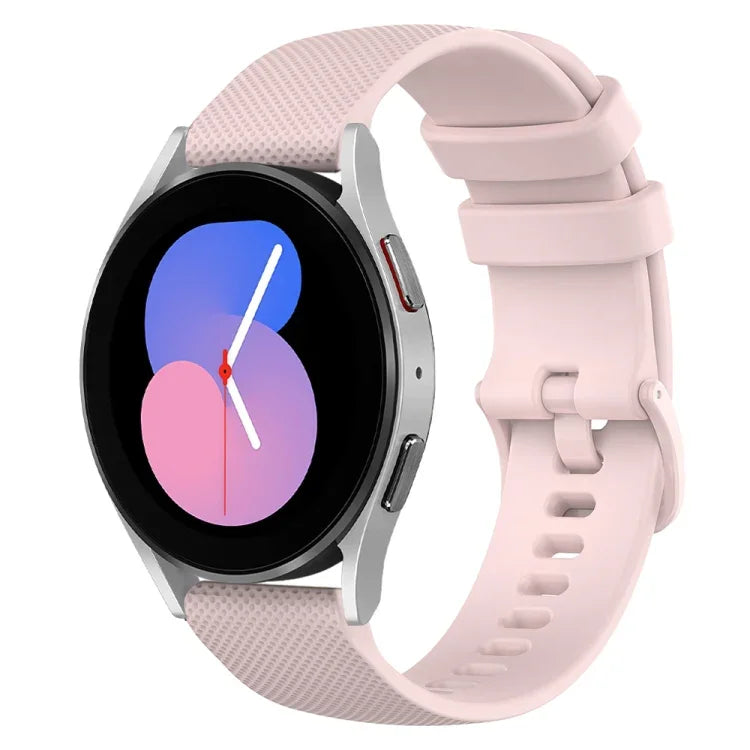 20 mm kariertes Silikon-Uhrenarmband, für Samsung Galaxy Watch 5 40 mm