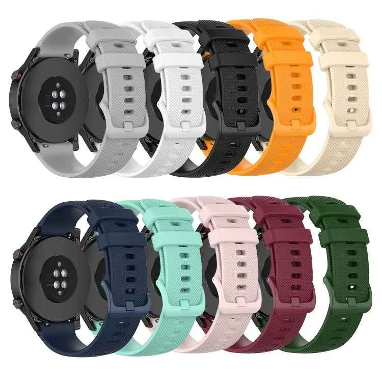 20 mm kariertes Silikon-Uhrenarmband, für Samsung Galaxy Watch 5 40 mm