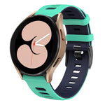 20 mm zweifarbiges Silikon-Uhrenarmband, für Samsung Galaxy Watch 5 40 mm
