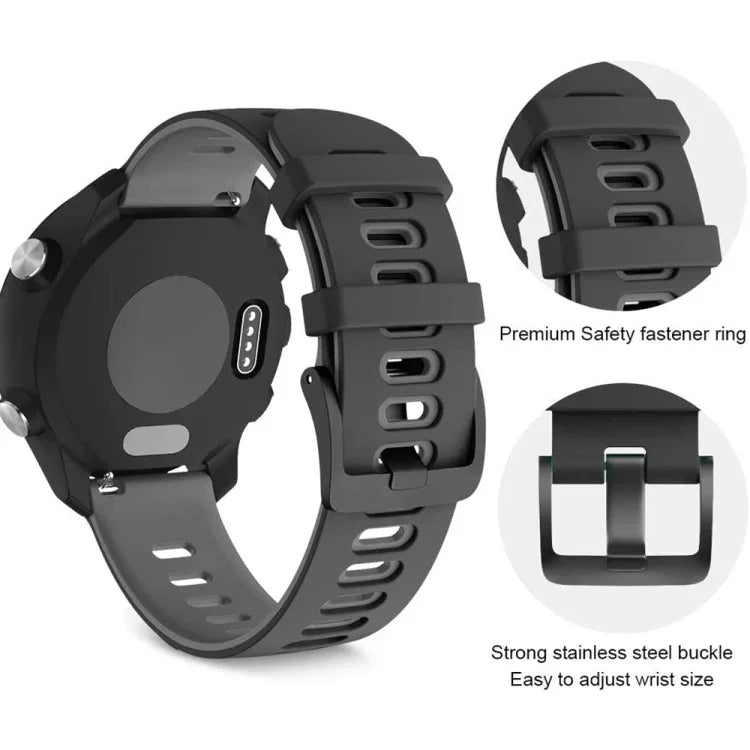 20 mm zweifarbiges Silikon-Uhrenarmband, für Samsung Galaxy Watch 5 40 mm