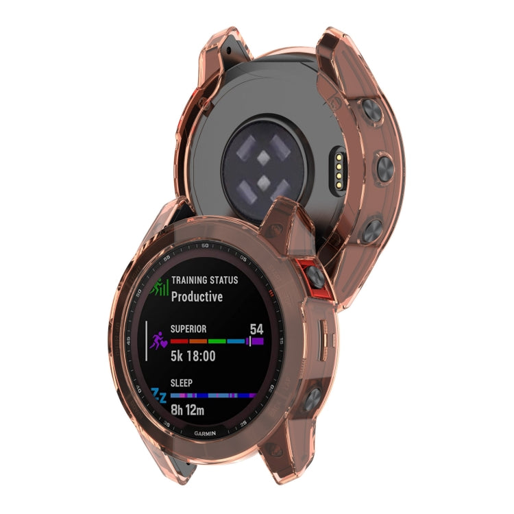Half-Package TPU Watch Protective Case, For Garmin Fenix 7S Pro, For Garmin Fenix 7X Pro, For Garmin Fenix 7 Pro, For Garmin Epix Pro 47mm, For Garmin Epix Pro 51mm, For Garmin Epix Pro 42mm