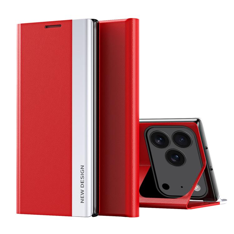 Side Electroplated Adsorption Leather Phone Case, For iPhone 17e / 16e, For iPhone 17 Pro Max, For iPhone 17 Pro, For iPhone 17, For iPhone Air, For iPhone 16 Pro Max