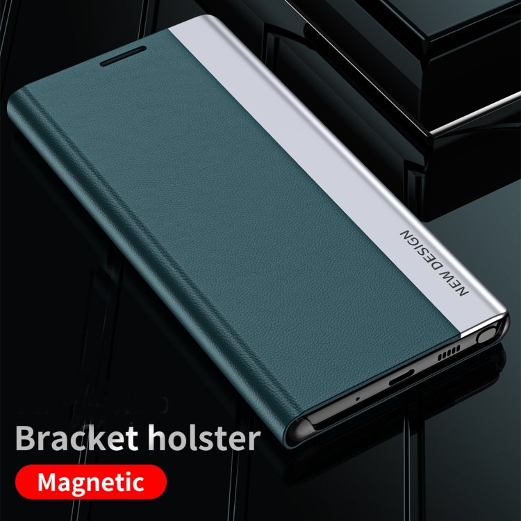 Side Electroplated Adsorption Leather Phone Case, For iPhone 16 Pro, For iPhone 16 Plus, For iPhone 16, For iPhone 15 Pro Max, For iPhone 15 Pro, For iPhone 15 Plus