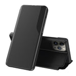 Seiten-Display Flip Leder Handyhülle, für iPhone 17e / 16e, für iPhone 17 Pro Max, für iPhone 17 Pro, für iPhone 17, für iPhone Air, für iPhone 16 Pro Max, für iPhone 16 Pro, für iPhone 16 Plus