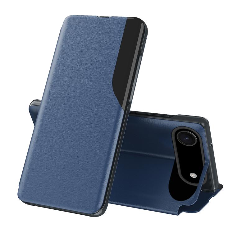 Seiten-Display Flip Leder Handyhülle, für iPhone 17e / 16e, für iPhone 17 Pro Max, für iPhone 17 Pro, für iPhone 17, für iPhone Air, für iPhone 16 Pro Max, für iPhone 16 Pro, für iPhone 16 Plus