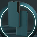 Seiten-Display Flip Leder Handyhülle, für iPhone 17e / 16e, für iPhone 17 Pro Max, für iPhone 17 Pro, für iPhone 17, für iPhone Air, für iPhone 16 Pro Max, für iPhone 16 Pro, für iPhone 16 Plus