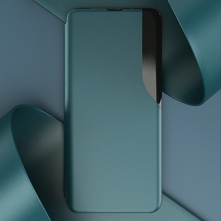 Seiten-Display Flip Leder Handyhülle, für iPhone 17e / 16e, für iPhone 17 Pro Max, für iPhone 17 Pro, für iPhone 17, für iPhone Air, für iPhone 16 Pro Max, für iPhone 16 Pro, für iPhone 16 Plus