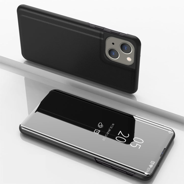 Beschichtete Spiegel Horizontale Flip-Leder-Handyhülle mit Halter, für iPhone 16 Pro, für iPhone 16 Plus, für iPhone 16, für iPhone 15 Pro Max, für iPhone 15 Pro, für iPhone 15 Plus