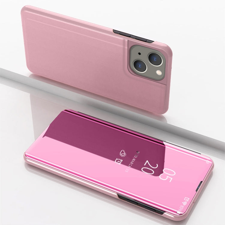Beschichtete Spiegel Horizontale Flip-Leder-Handyhülle mit Halter, für iPhone 16 Pro, für iPhone 16 Plus, für iPhone 16, für iPhone 15 Pro Max, für iPhone 15 Pro, für iPhone 15 Plus