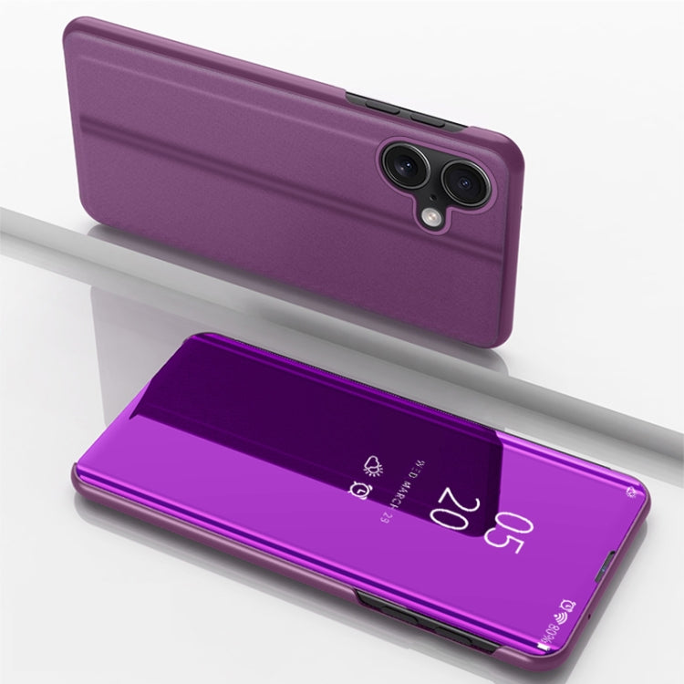 Beschichtete Spiegel Horizontale Flip-Leder-Handyhülle mit Halter, für iPhone 16 Pro, für iPhone 16 Plus, für iPhone 16, für iPhone 15 Pro Max, für iPhone 15 Pro, für iPhone 15 Plus