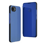 Plattierte Spiegel Horizontale Klappbare Leder Handyhülle mit Halterung, für iPhone 17e / 16e, für iPhone 17 Pro Max, für iPhone 17 Pro, für iPhone 17, für iPhone Air, für iPhone 16 Pro Max