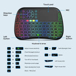 M9 Mini kabellose Tastatur, Fernbedienung, Maus-Tastatur-Kombination mit Touchpad und Sprachfunktion