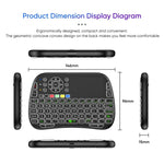 M9 Mini kabellose Tastatur, Fernbedienung, Maus-Tastatur-Kombination mit Touchpad und Sprachfunktion