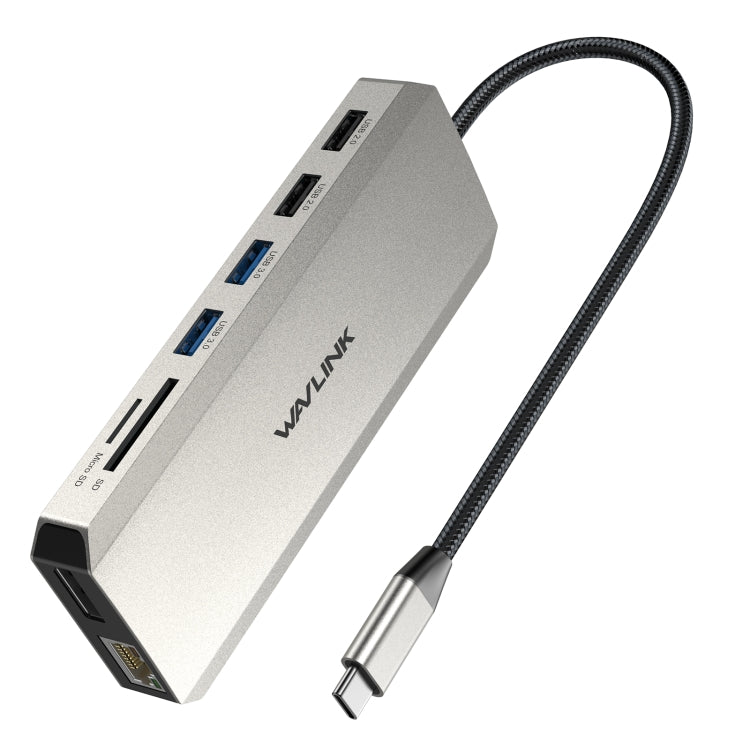 Wavlink UMD302 Typ-C auf Multiport Dual 4K HDMI HUB Triple Monitor 12-in-1 Laptop-Dockingstation, UMD302