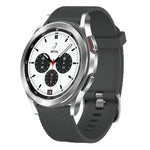 20 mm breites Silikonarmband mit Diamantstruktur, passend für Samsung Galaxy Watch 4 Classic (42 mm), Samsung Galaxy Watch Active 2 (44 mm), Samsung Galaxy Watch Active 2 (40 mm) und Samsung Galaxy Watch (42 mm).