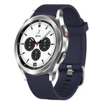 20 mm breites Silikonarmband mit Diamantstruktur, passend für Samsung Galaxy Watch 4 Classic (42 mm), Samsung Galaxy Watch Active 2 (44 mm), Samsung Galaxy Watch Active 2 (40 mm) und Samsung Galaxy Watch (42 mm).