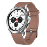 20 mm breites Silikonarmband mit Diamantstruktur, passend für Samsung Galaxy Watch 4 Classic (42 mm), Samsung Galaxy Watch Active 2 (44 mm), Samsung Galaxy Watch Active 2 (40 mm) und Samsung Galaxy Watch (42 mm).