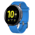 20 mm breites Silikonarmband mit Diamantstruktur, passend für Samsung Galaxy Watch 4 Classic (42 mm), Samsung Galaxy Watch Active 2 (44 mm), Samsung Galaxy Watch Active 2 (40 mm) und Samsung Galaxy Watch (42 mm).