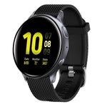 20 mm breites Silikonarmband mit Diamantstruktur, passend für Samsung Galaxy Watch 4 Classic (42 mm), Samsung Galaxy Watch Active 2 (44 mm), Samsung Galaxy Watch Active 2 (40 mm) und Samsung Galaxy Watch (42 mm).
